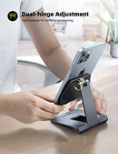 Lamicall Aluminum Metal Adjustable Cell Phone Stand Desk Heavy Duty Metal Gray - Like New
