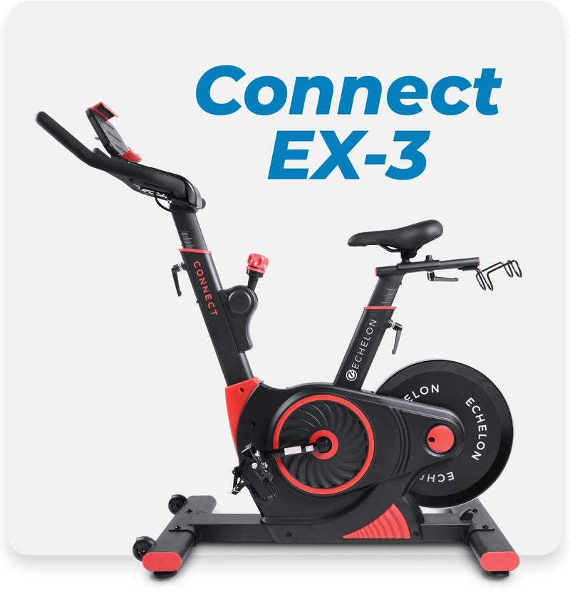 Echelon Fitness - Smart Connect Workout Bike with Speed Monitor, 136 KG - RED Like New