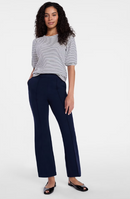 TIME AND TRU WOMEN'S CREWNECK TEE PUFF SLEEVES - : 3XL - MOTHER OF PEARL STRIPE - Brand New