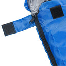 ABCOSPORT ABCO TECH SLEEPING BAG ENVELOPE LIGHTWEIGHT PORTABLE - BLUE/GRAY - Like New