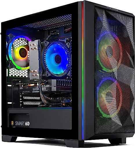 Skytech Gaming Chronos Mini Gaming PC Ryzen 5 3600 16 500GB SSD RTX 3050 - Black - Like New
