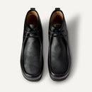 AMAZON ESSENTIALS MEN CHUKKA MOC TOE BOOTS SIZE 9 BLACK FAUX LEATHER - Like New