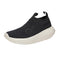 5078 OOFOS OOMY ZEN RECOVERY SHOE WOMEN 8 Chalk Black - Brand New