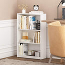 Furinno Jaya 3-Tier Bookshelf Adjustable Shelves 9.5 x 24.5 x 40.3 - White - Like New