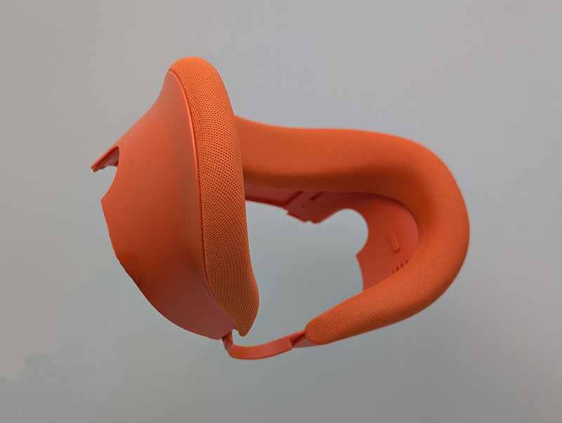 META QUEST 3 FACIAL INTERFACE & HEAD STRAP 899-00629-01 - BLOOD ORANGE - Like New