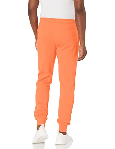 XH5528 Men's Sport Fleece Tennis Jogging Sweatpants Mandarin Orange Size L - Brand New