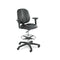 SAFCO PRODUCTS 6689BL ADJUSTABLE T-PAD ARM SET APPRENTICE II HEIGHT CHAIR BLACK - Like New