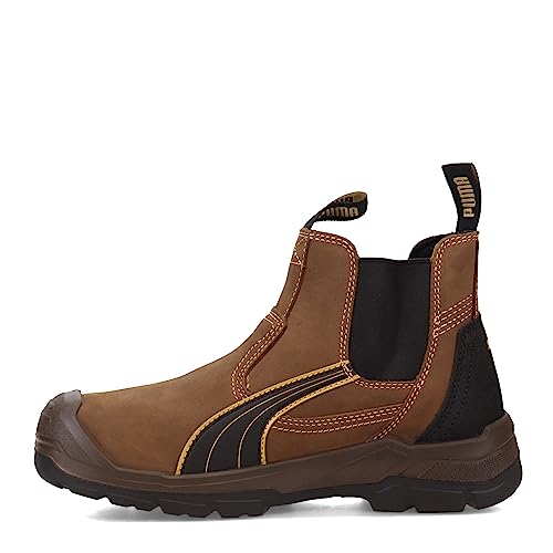 63.093.5 PUMA MEN'S TANAMI DOUBLE GORE SOFT TOE MID INDUSTRIAL BROWN SIZE 12 - Like New