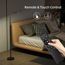 ULTRANET Floor Lamp, 12W Remote 5 Level&5 Brightness - Black - Brand New