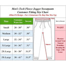 BLU ROCK MEN'S SLIM-FIT TECH FLEECE JOGGER PANTS - SIZE: MEN M - HEATHER GRAY - Like New