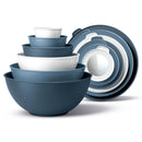 COOK WITH COLOR Mixing Bowls with Lids - 12 Piece Plastic Nesting Bowls Set - Brand New