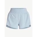 AVIA WOMEN'S RUNNING SHORTS WITH BIKE LINER, 3" INSEAM - SIZE: S - BLUE WHISPER - Brand New