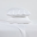 Bibb Home 2000 Count 6-Piece Rayon from Bamboo Sheet Set - Queen - White - Like New
