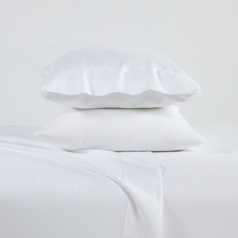 Bibb Home 2000 Count 6-Piece Rayon from Bamboo Sheet Set - Queen - White - Like New