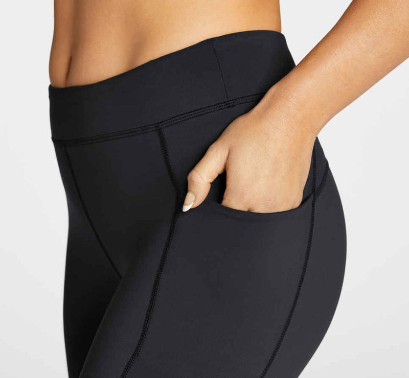 HOKA WOMEN'S PERFORMANCE TIGHT - SIZE: WOMEN L - BLACK - Brand New