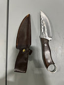 GENERIC STAINLESS STEEL BROWN VIKING KNIFE - BROWN - Like New