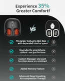NEKTECK FOOT MASSAGER FSA ELIGIBLE HSA DEEP KNEADING, APP CONTROL - DEEP BLACK - Like New