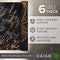 GAIAM YOGA MAT PREMIUM 6MM DESIGN EXTRA THICK NON SLIP (68"x24"x6mm) - BRONZE - Brand New