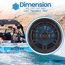 PYLE 5.25”WATERPROOF OFF-ROAD SPEAKER 180W MARINE WOOFER PLMRWK59BK - BLACK - Like New