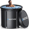 ONLYCARE ICE BATH TUB FOR ATHLETES - UPGRADE XXL 135 GAL COLD PLUNGE TUB -BLACK - Like New