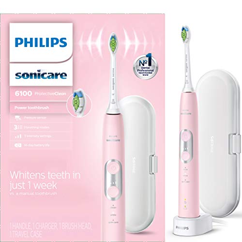 Philips Sonicare 6100 Rechargeable Electric Power Toothbrush, - Scratch & Dent