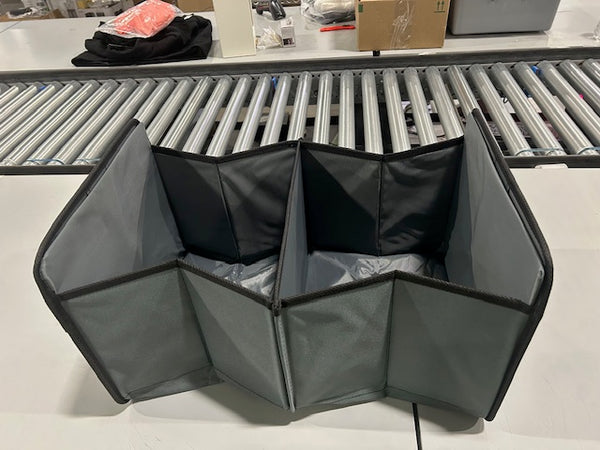GENERIC GRAY STORAGE BAG 2 COMPARTMENTS 20X14 - Like New