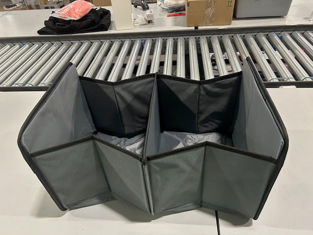 GENERIC GRAY STORAGE BAG 2 COMPARTMENTS 20X14 - Like New