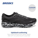 Brooks Men's Ghost 15 Neutral Running Shoe Ebony/Black/Oyster Size 9.5 - Like New
