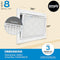SIMPLY FILTERS SIMPLY 12X20X1 AIR FILTER, MERV 8, MPR 600, 6 PACK - WHITE - Brand New