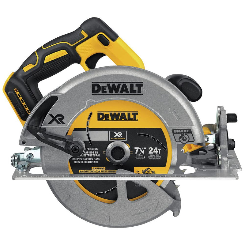 DEWALT 7-1/4" Cordless Circular Saw Brushless Motor Bare Tool DCS570B - YELLOW - Like New