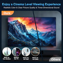 HIDEMI 2026 TV ANTENNA, DIGITAL TV ANTENNA INDOOR WITH SIGNAL BOOSTER - BLACK - Like New
