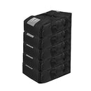 YOPRAL Insulated Food Delivery Bag Pizza Box Professional Warmer Carrier - Black - Brand New