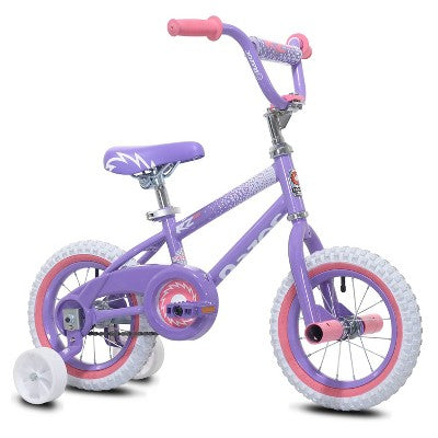 RAZOR 12" BIKE WITH TRAINING WHEELS - PURPLE - Like New