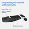Microsoft Sculpt Ergonomic Wireless Keyboard Mouse Comfortable L5V-00001 - Black Like New