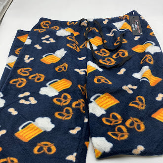 THEAMA TEK COLLECTION EXTRA SOFT LOUNGE PANT - SIZE: MEN L - NAVY W/ PRETZEL - Brand New