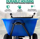 LANDWORKS WHEELBARROW UTILITY CART ELECTRIC POWERED 24V DC 180W 330LBS - BLUE - Like New