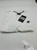 PACIFIC POLO CLUB MEN'S SHORT SLEEVES T-SHIRT - SIZE: MEN XL - WHITE - Brand New