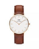 DANIEL WELLINGTON CLASSIC ST. MAWES WATCH M36RW40 - SIZE 36MM - Like New