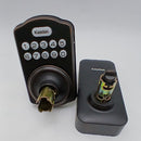 KAADAS ELECTRONIC KEYPAD LEVER DOOR LOCK - OIL-RUBBED BRONZE - Like New