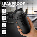 SHAKESPHERE Tumbler Protein Shaker Bottle BPA-Free 24oz Black - Like New