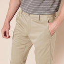 AMAZON ESSENTIALS MEN'S SLIM-FIT STRETCH GOLF - SIZE: MEN 34W X 32L - KHAKI - Brand New