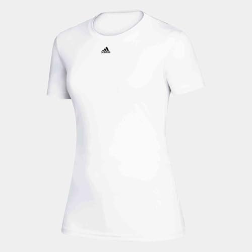 ADIDAS WOMEN S CREATOR SHORT SLEEVE SHIRT SIZE WOMEN M WHITE/BLACK - Brand New