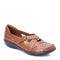 26065652 CLARKS WOMEN ASHLAND SPIN Q SLIP-ON LOAFER TAN SIZE 8.5 - Like New