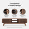 CHILIHOM 59" MID-CENTURY MODERN TV STAND - WALNUT - Like New