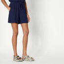 AMAZON ESSENTIALS WOMEN'S HIGH-RISE RELAXED-FIT FLUID TWILL SHORTS SIZE XL - Brand New