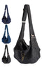 NOAH & PAW DOG SLING CARRIER, SMALL DOGS & CATS, ADJUSTABLE, SL-SNP - BLACK - Like New