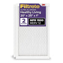 Filtrete 20x25x1 Air Filter, MERV 12, MPR 1500, Allergens, Bacteria & Viruses - Brand New