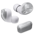 TECHNICS HIFI TRUE WIRELESS MULTIPOINT BLUETOOTH EARBUDS II, SILVER - Like New