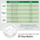 LG 10,000 BTU DUAL INVERTER WINDOW AC LW1022IVSM - WHITE - Brand New