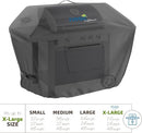 Nestl BBQ Grill Cover with Front Zipper Pocket Waterproof Gas, 72 Inch - Black - Like New